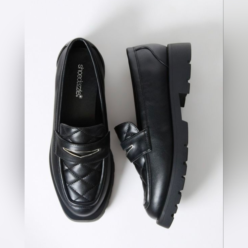 Shoe Dazzle Black Women's Loafers